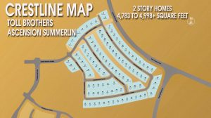 Toll Brothers Crestlline Map at Ascension Summerlin 