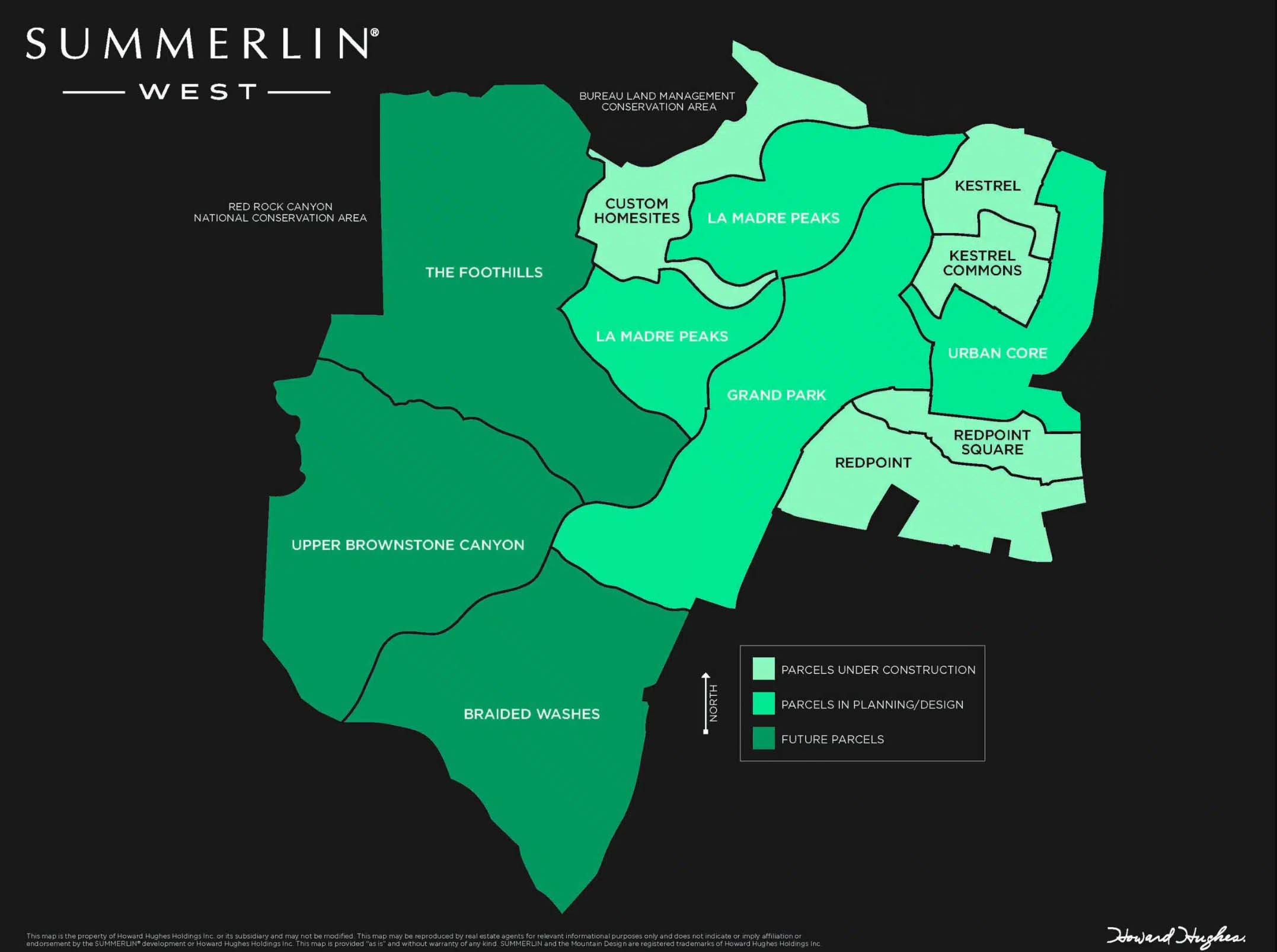 Summerlin West Map 2024